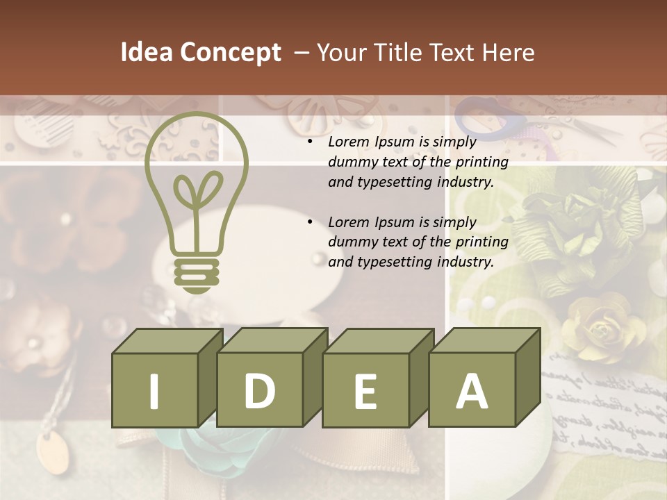 Recreation Close Up Shapes PowerPoint Template