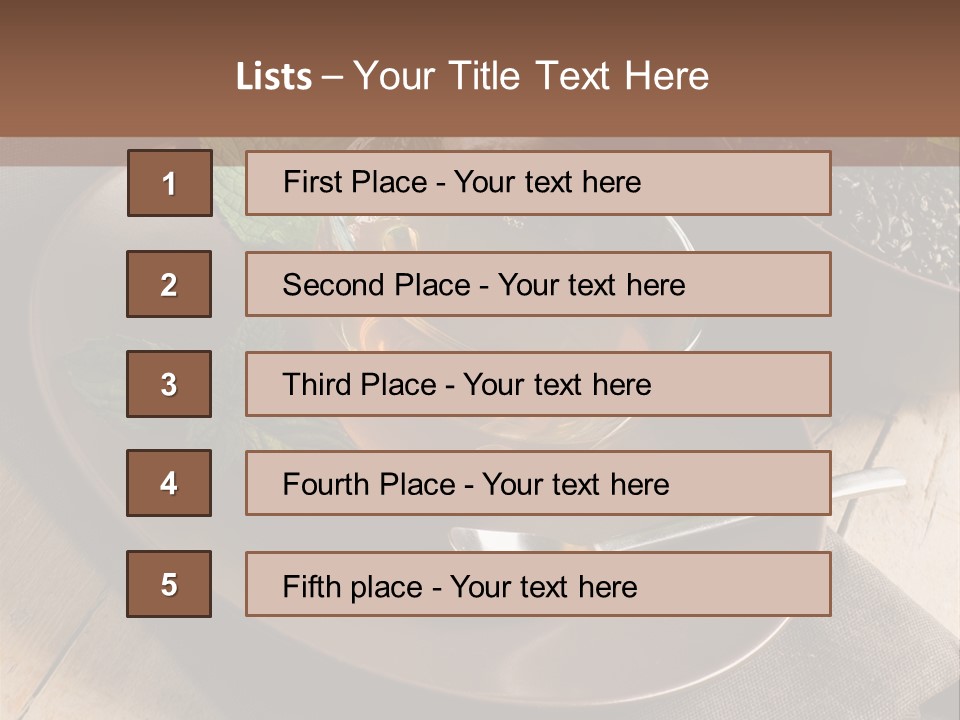 Crystal Drink Aromatic PowerPoint Template