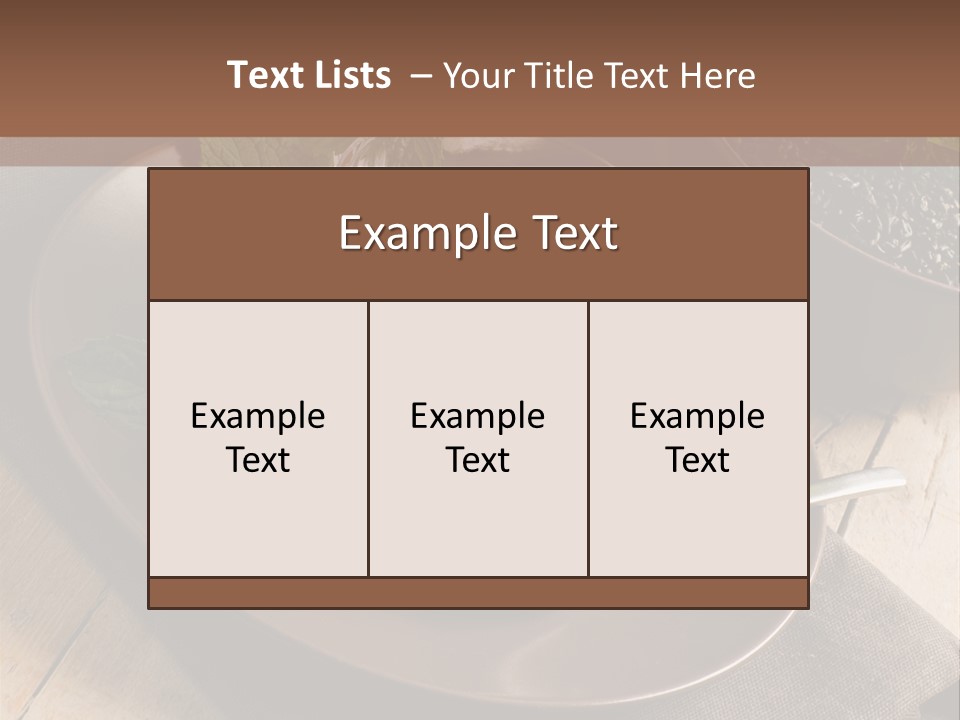 Crystal Drink Aromatic PowerPoint Template