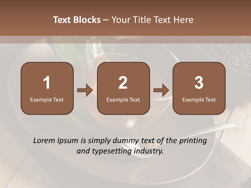 Crystal Drink Aromatic PowerPoint Template