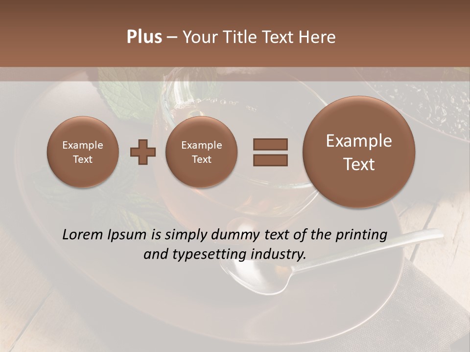 Crystal Drink Aromatic PowerPoint Template