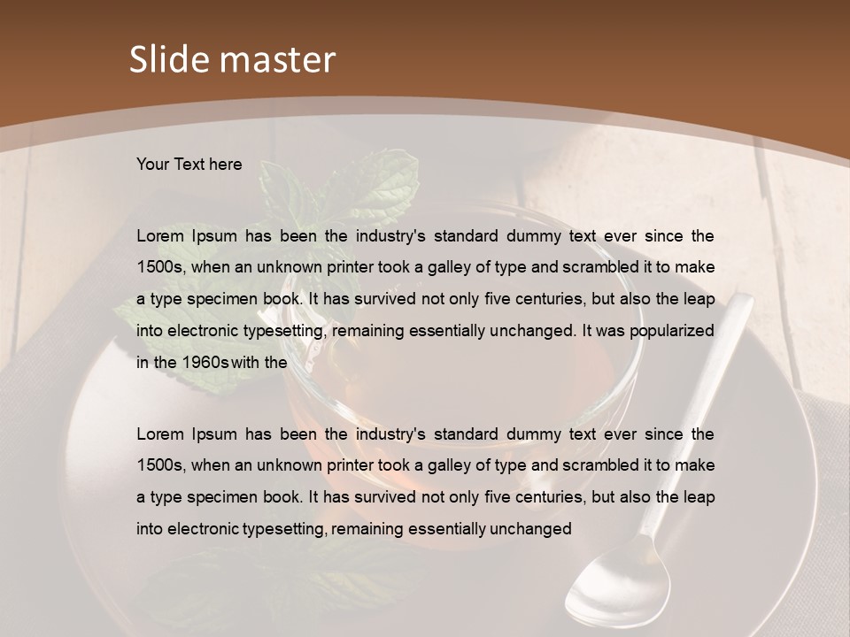 Transparent Water Raw PowerPoint Template