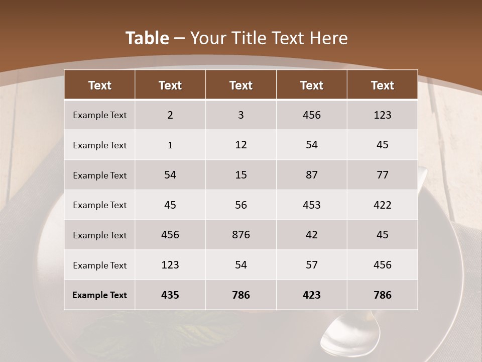 Transparent Water Raw PowerPoint Template