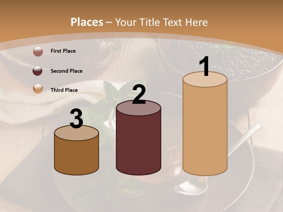 Crystal Liquid Cup PowerPoint Template