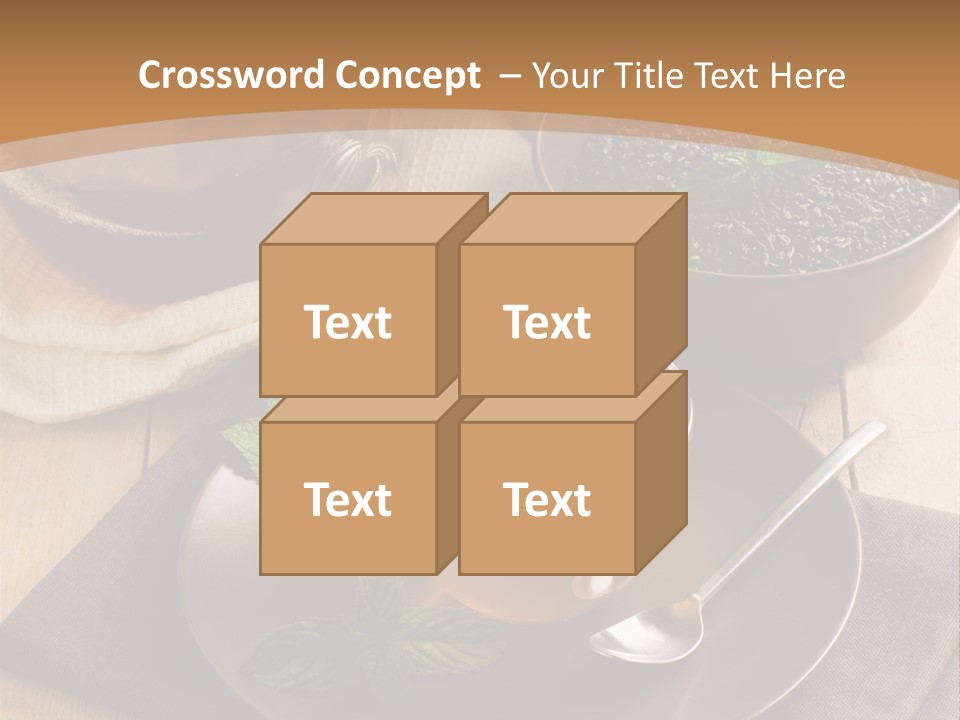 Crystal Liquid Cup PowerPoint Template
