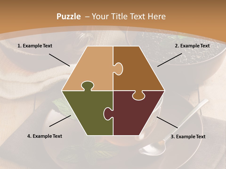 Crystal Liquid Cup PowerPoint Template