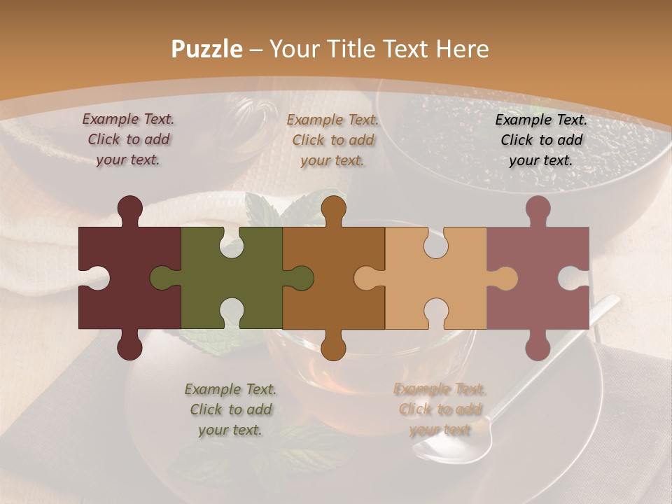 Crystal Liquid Cup PowerPoint Template