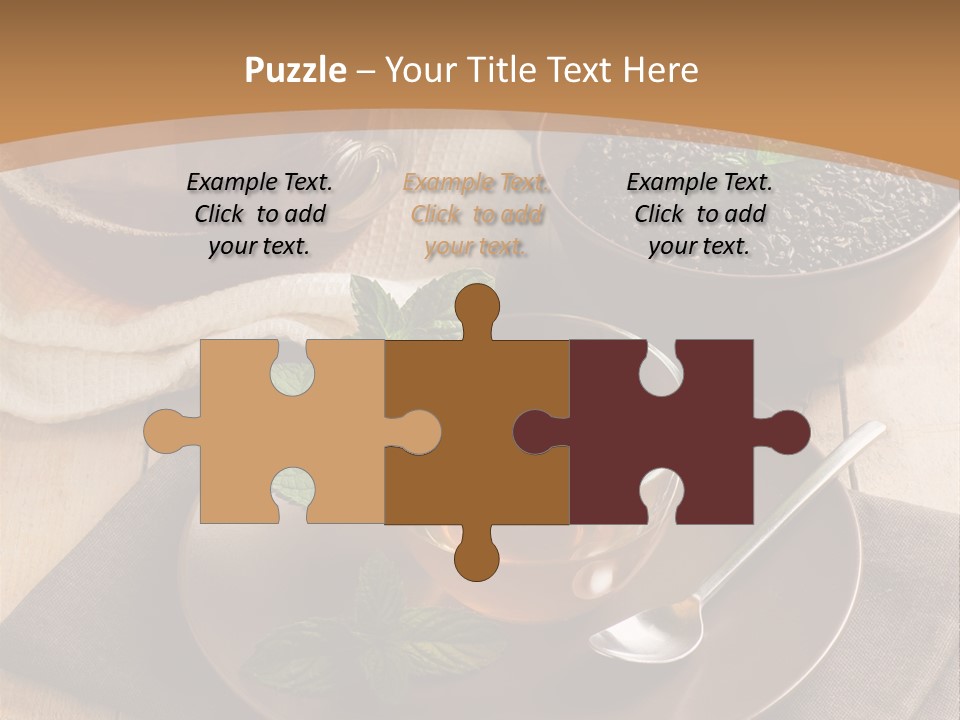 Crystal Liquid Cup PowerPoint Template