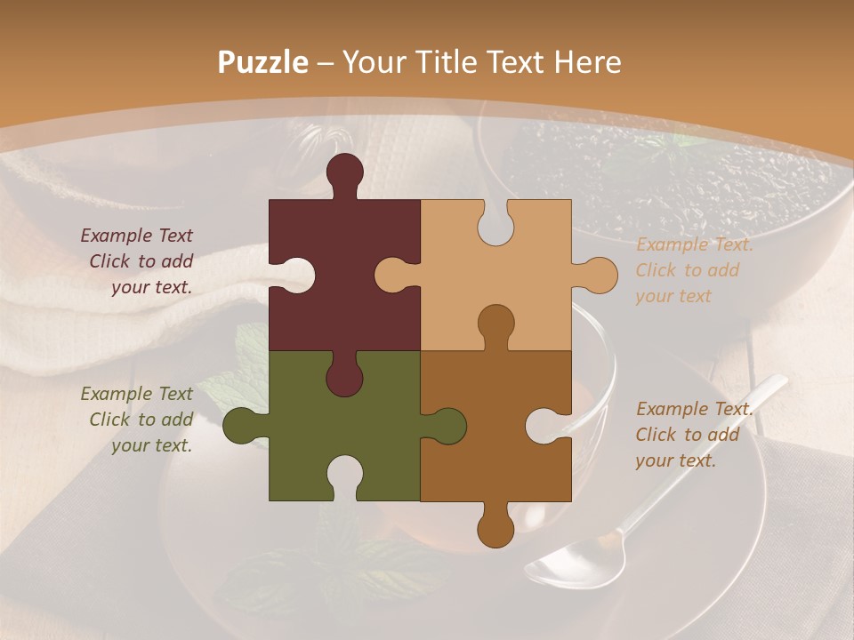 Crystal Liquid Cup PowerPoint Template