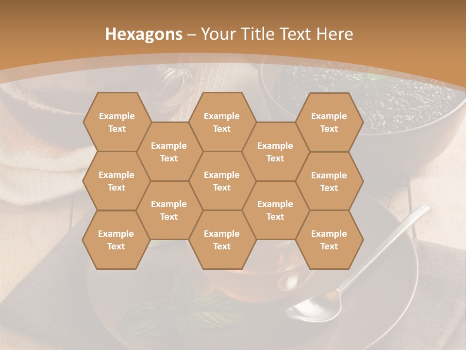 Crystal Liquid Cup PowerPoint Template