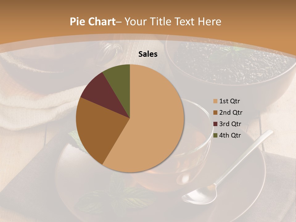 Crystal Liquid Cup PowerPoint Template