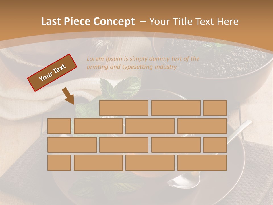 Crystal Liquid Cup PowerPoint Template