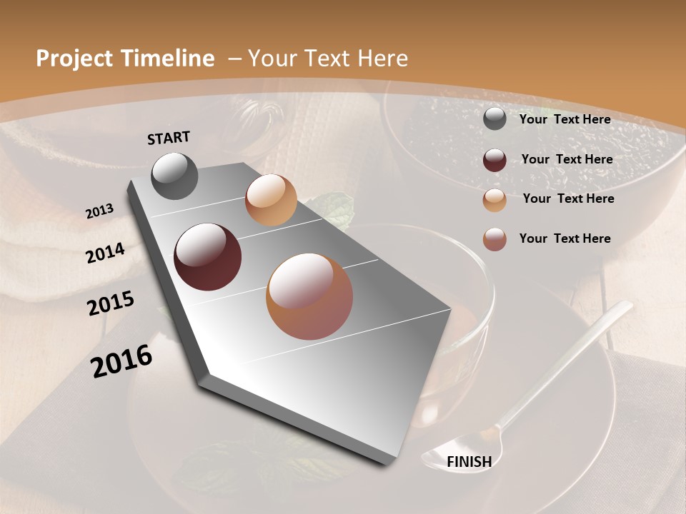 Crystal Liquid Cup PowerPoint Template