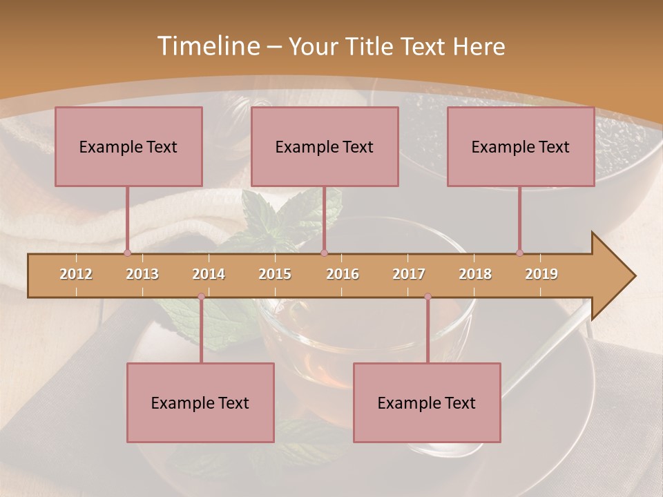 Crystal Liquid Cup PowerPoint Template