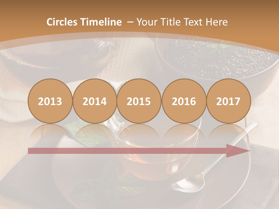 Crystal Liquid Cup PowerPoint Template