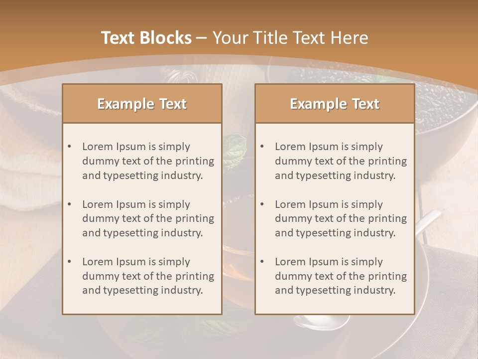 Crystal Liquid Cup PowerPoint Template