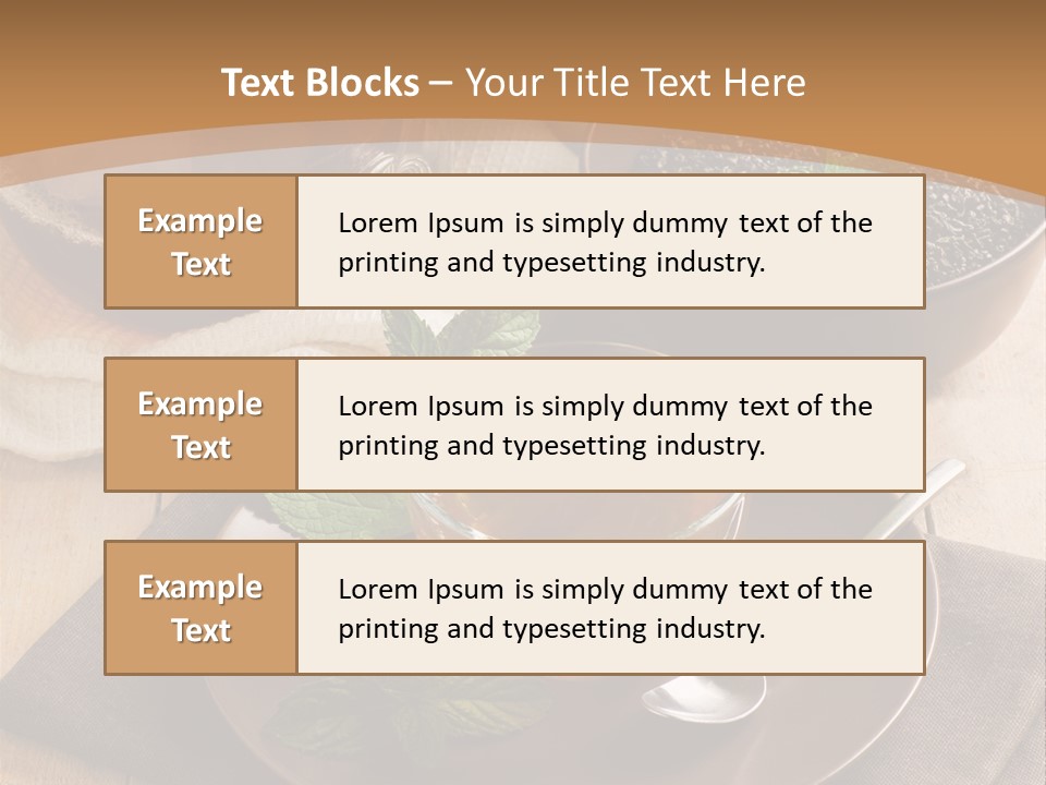 Crystal Liquid Cup PowerPoint Template