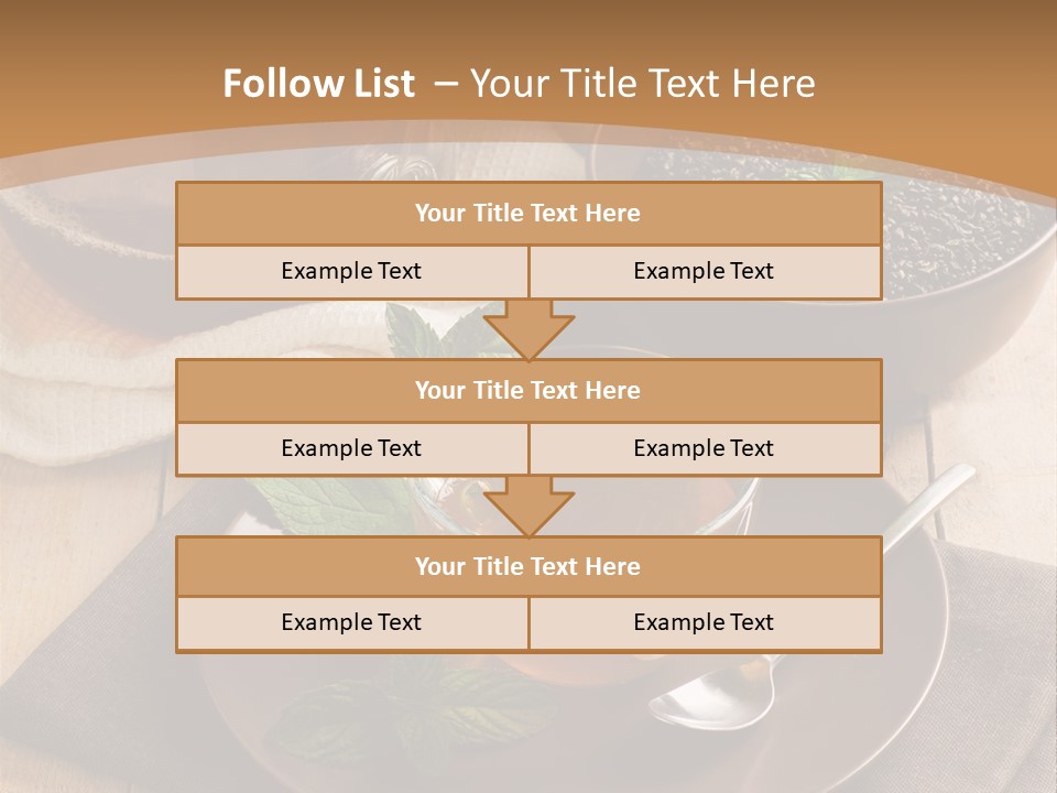 Crystal Liquid Cup PowerPoint Template
