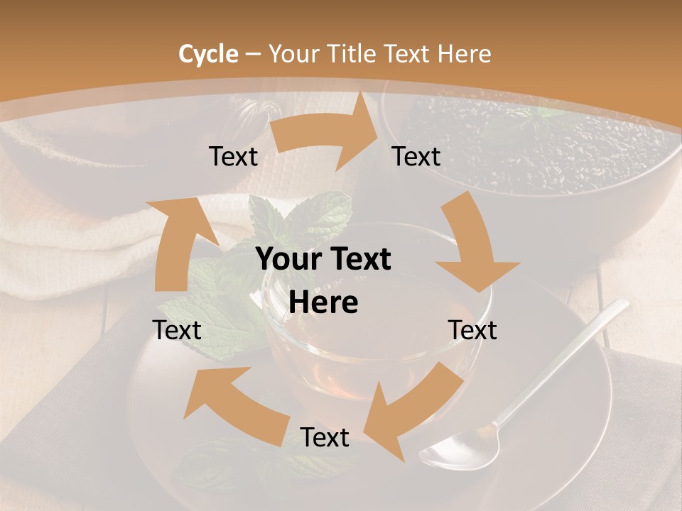 Crystal Liquid Cup PowerPoint Template