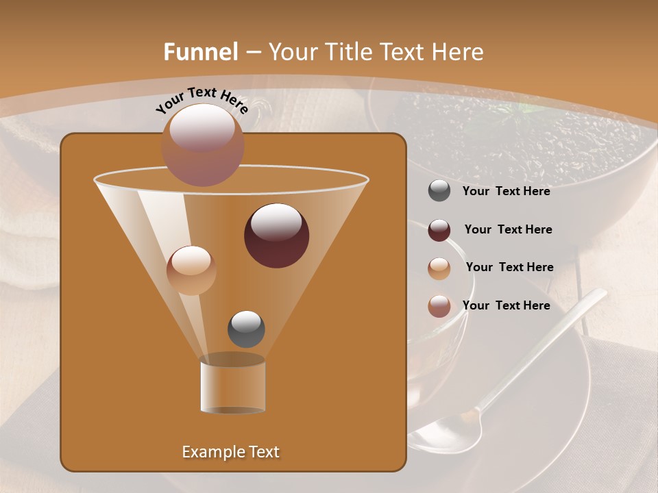 Crystal Liquid Cup PowerPoint Template