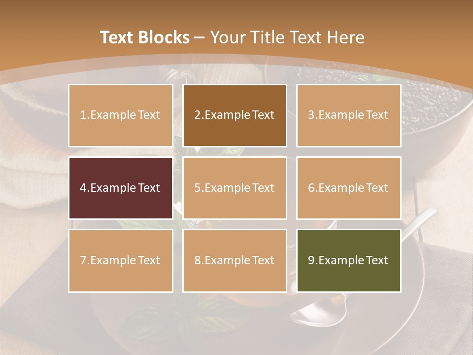 Crystal Liquid Cup PowerPoint Template