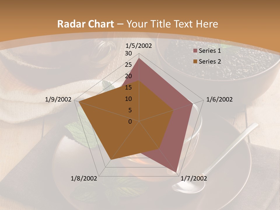 Crystal Liquid Cup PowerPoint Template