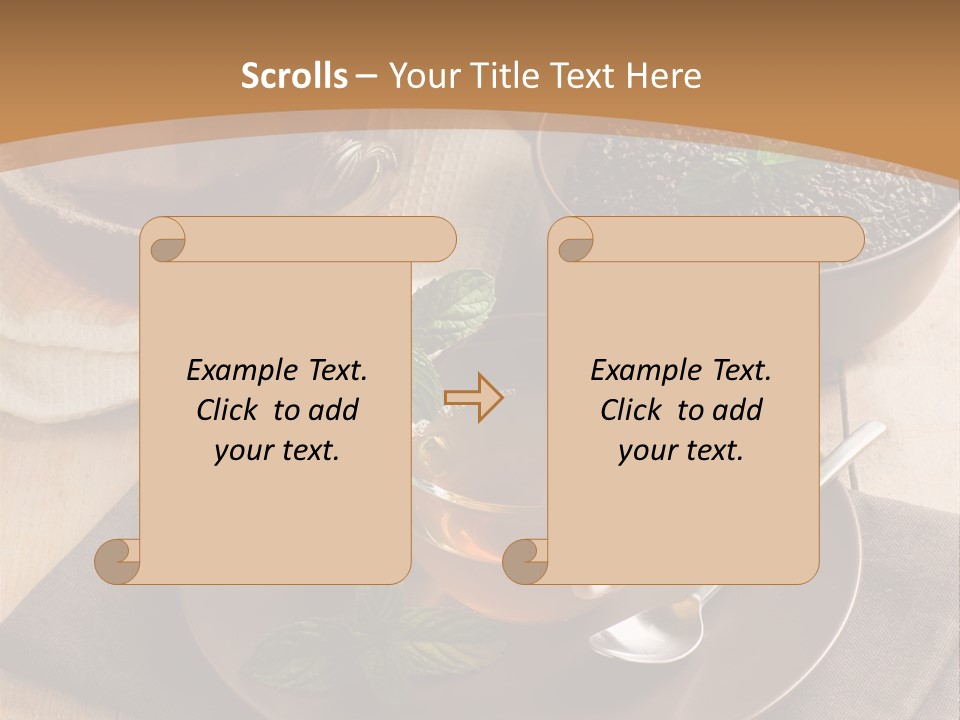 Crystal Liquid Cup PowerPoint Template