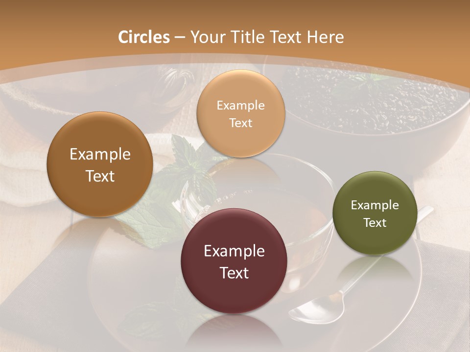 Crystal Liquid Cup PowerPoint Template