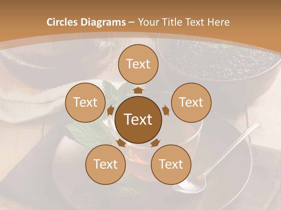 Crystal Liquid Cup PowerPoint Template