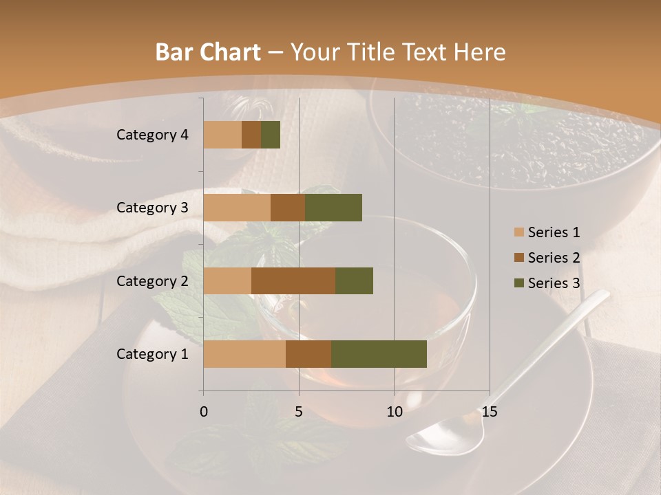 Crystal Liquid Cup PowerPoint Template