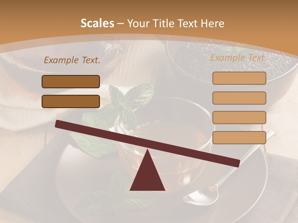 Crystal Liquid Cup PowerPoint Template