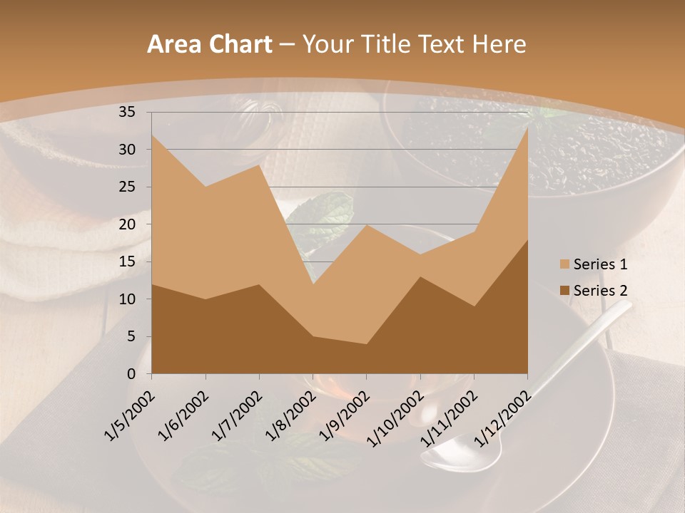 Crystal Liquid Cup PowerPoint Template
