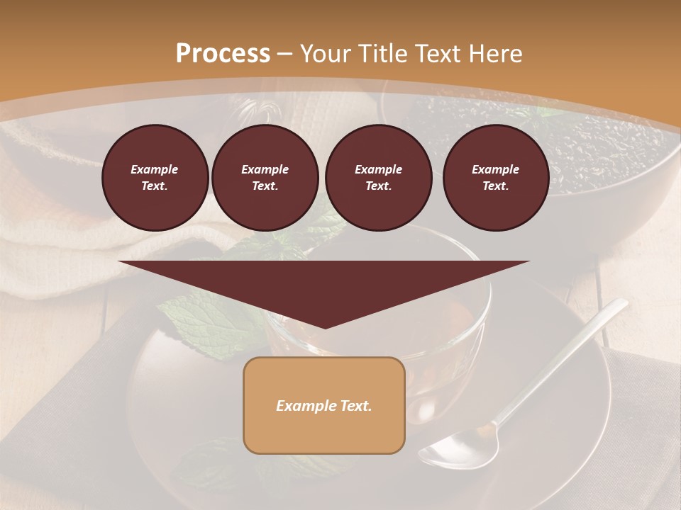 Crystal Liquid Cup PowerPoint Template