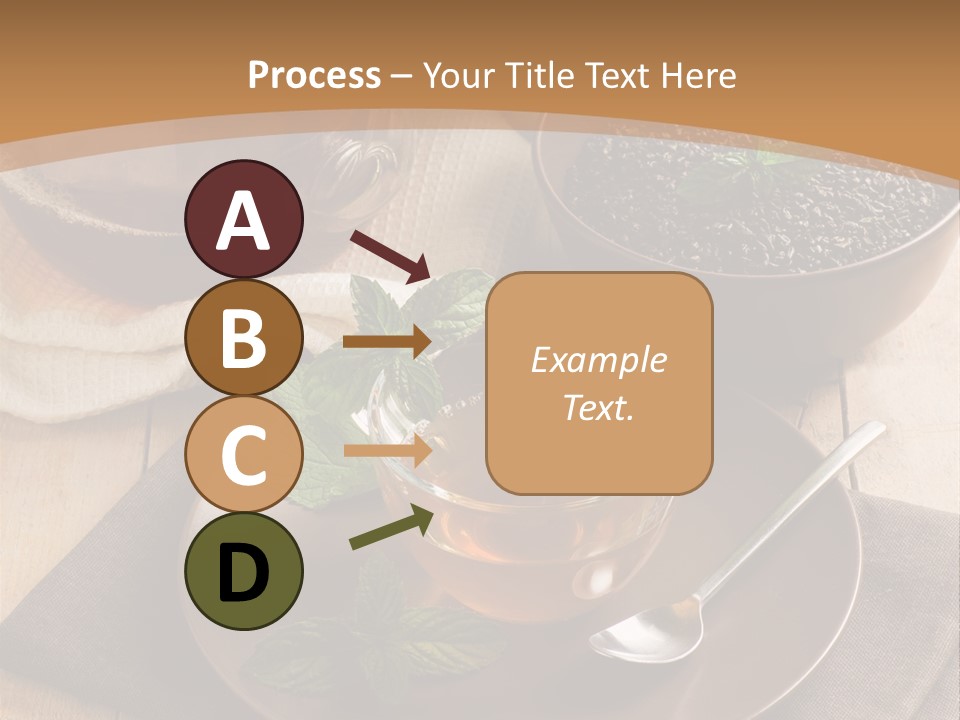 Crystal Liquid Cup PowerPoint Template