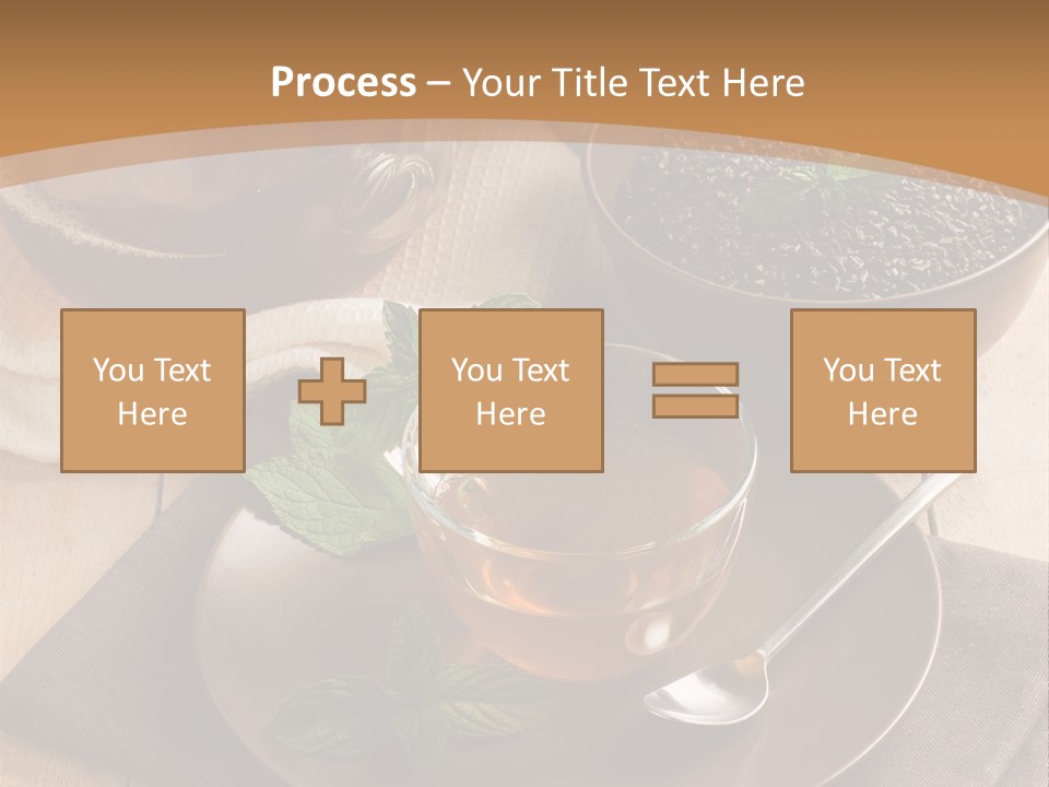 Crystal Liquid Cup PowerPoint Template