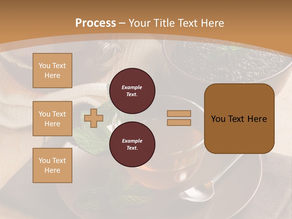 Crystal Liquid Cup PowerPoint Template