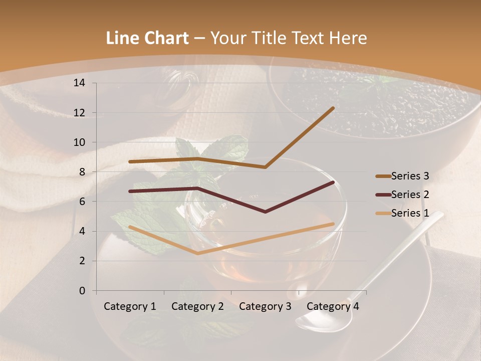 Crystal Liquid Cup PowerPoint Template