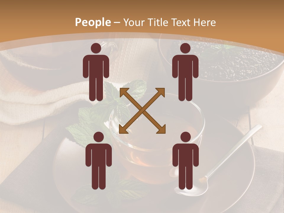 Crystal Liquid Cup PowerPoint Template