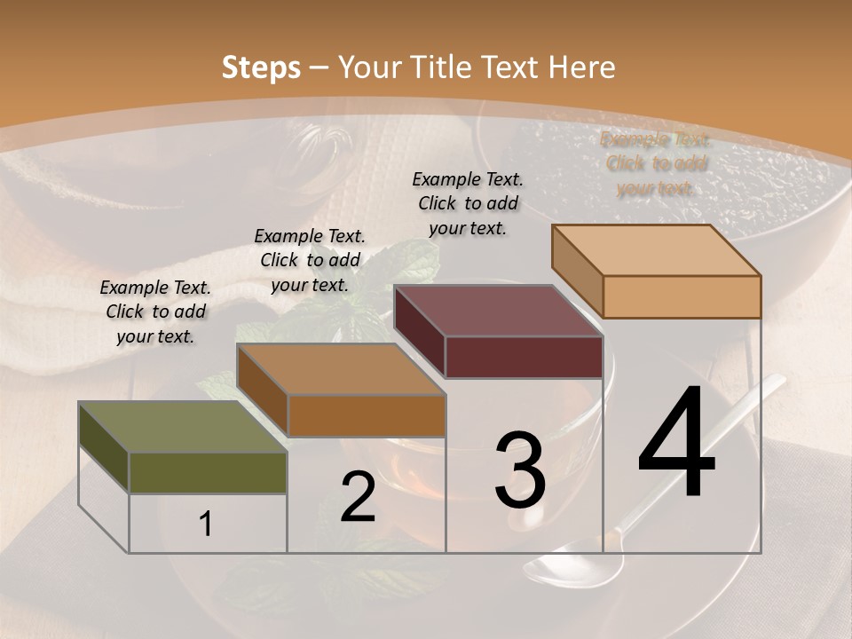 Crystal Liquid Cup PowerPoint Template