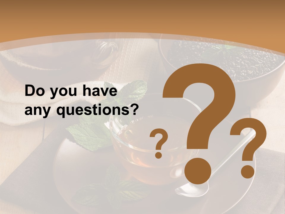 Crystal Liquid Cup PowerPoint Template