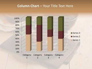 Towel Wooden Table Hot PowerPoint Template