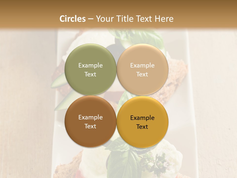 Starter Sandwiches Basil PowerPoint Template