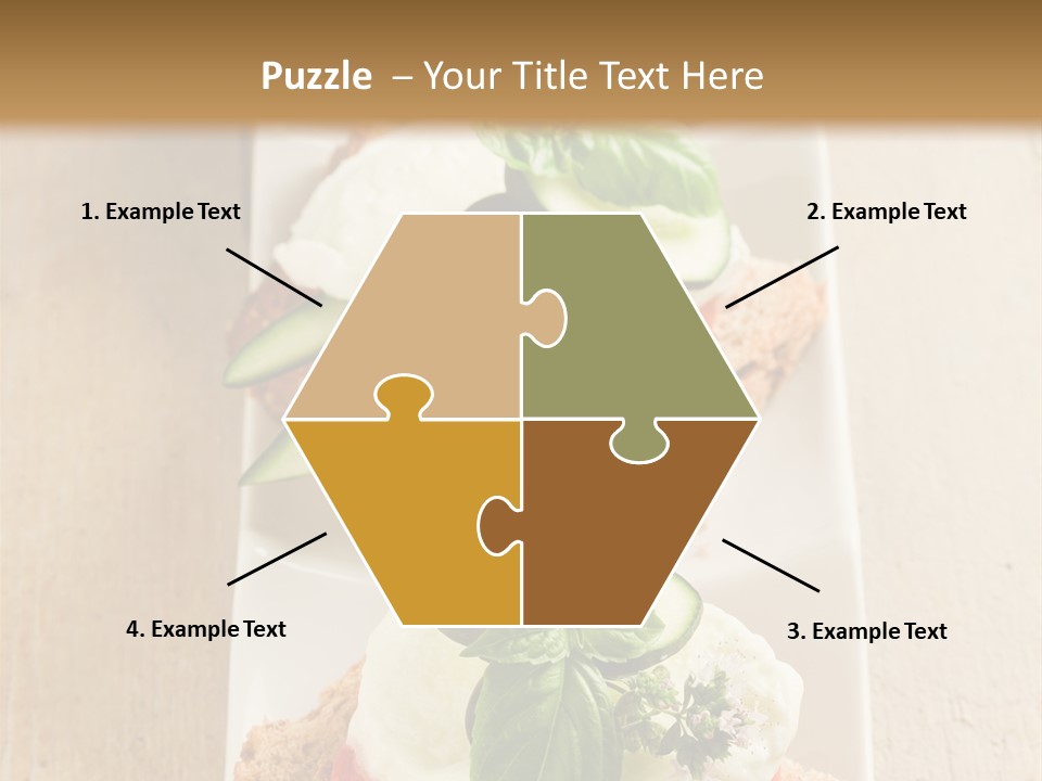 Starter Sandwiches Basil PowerPoint Template