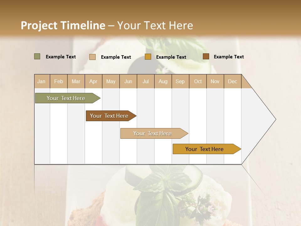 Starter Sandwiches Basil PowerPoint Template