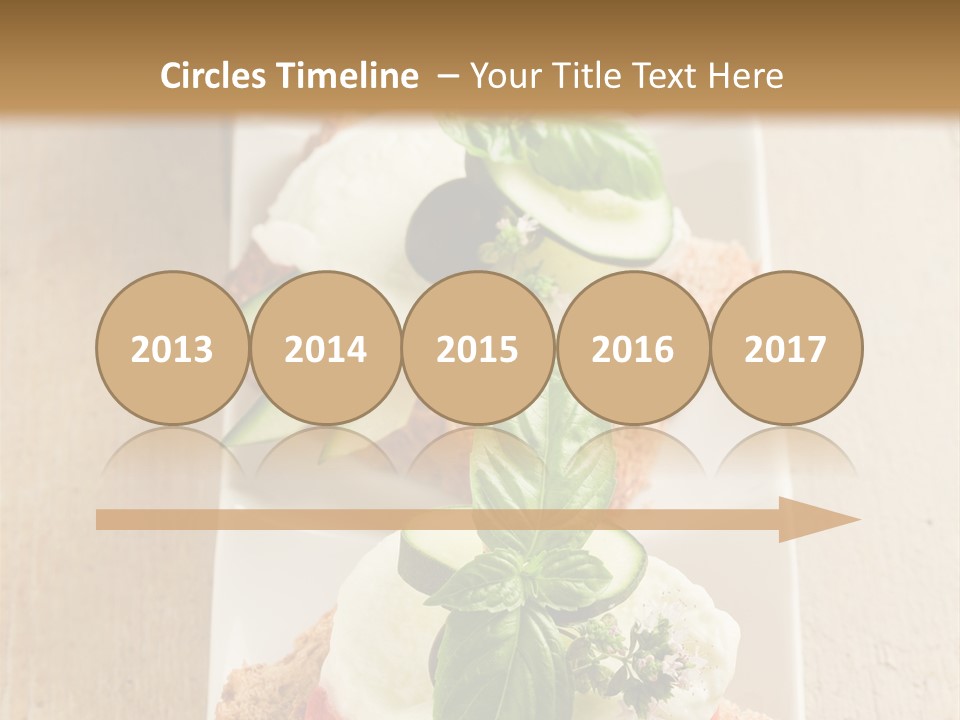 Starter Sandwiches Basil PowerPoint Template