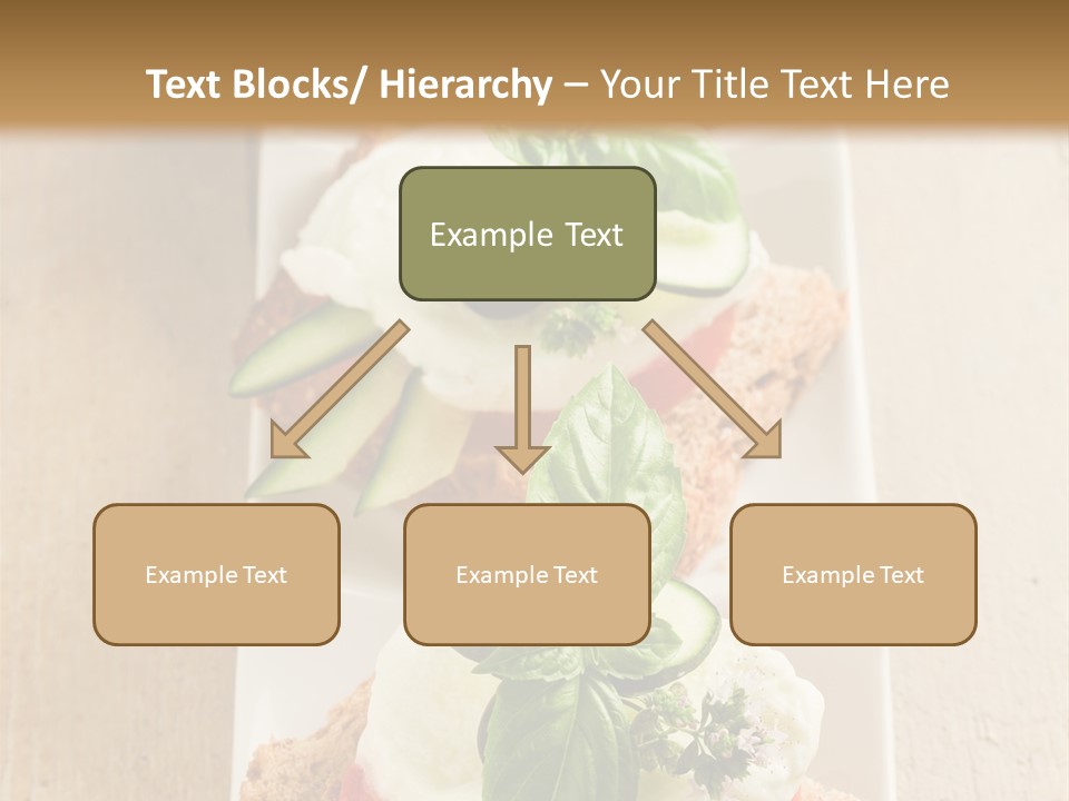 Starter Sandwiches Basil PowerPoint Template