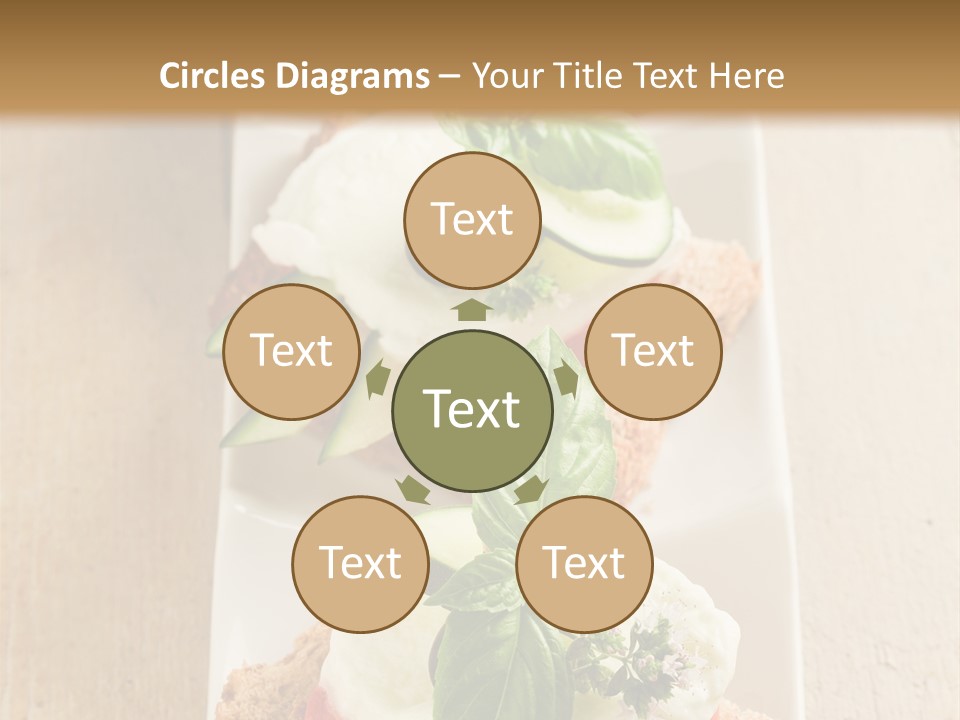 Starter Sandwiches Basil PowerPoint Template