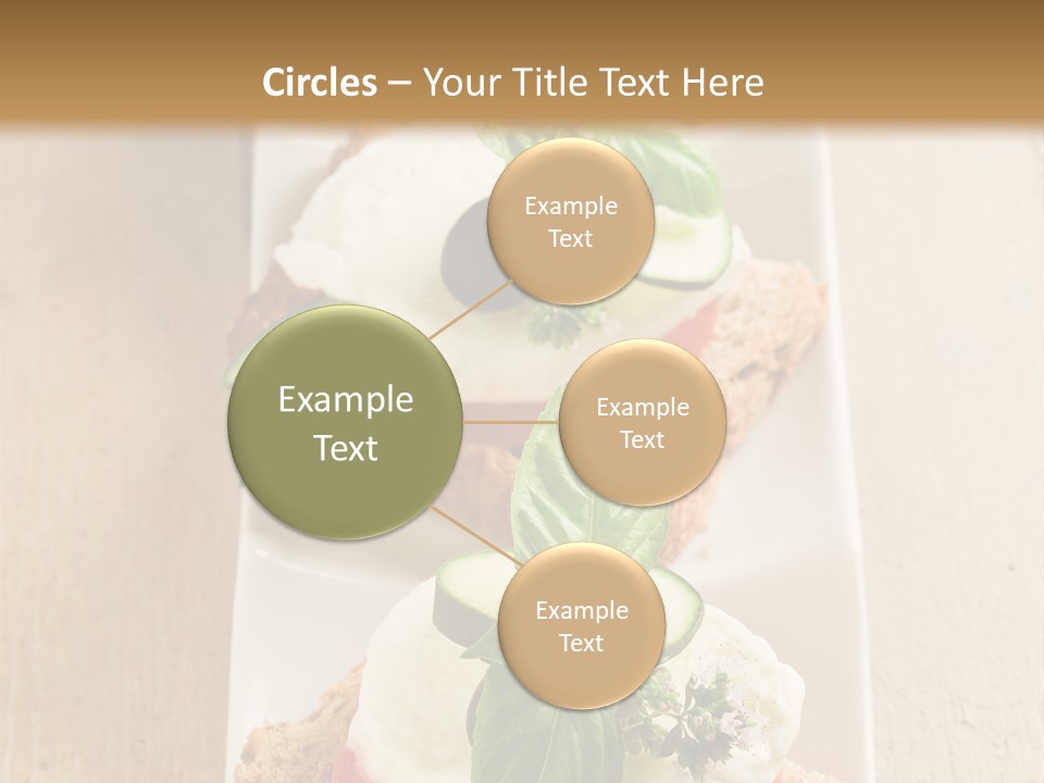 Starter Sandwiches Basil PowerPoint Template