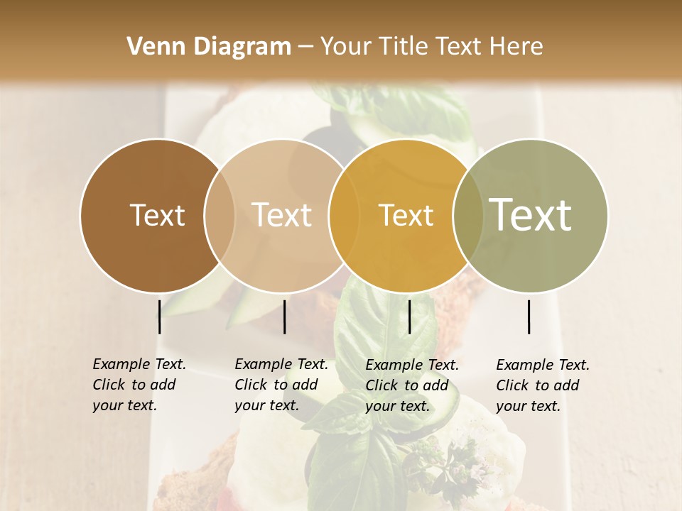 Starter Sandwiches Basil PowerPoint Template