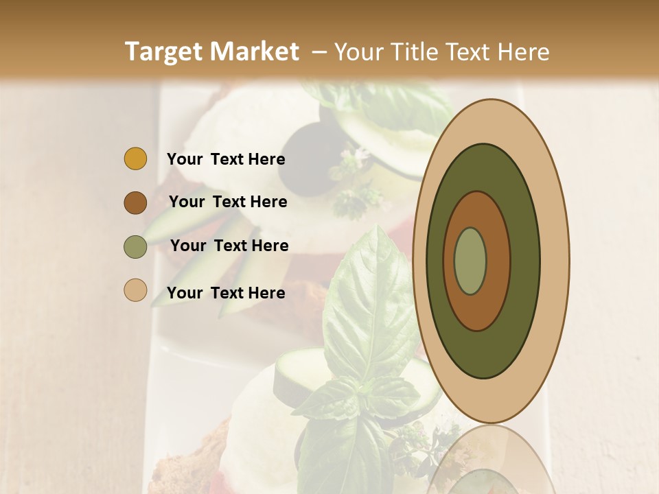 Starter Sandwiches Basil PowerPoint Template